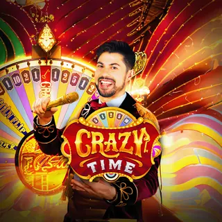Vorschaubild des Live-Casino-Spiels Crazy Time von Evolution