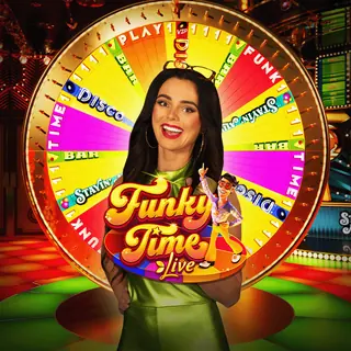 Vorschaubild des Live-Casino-Spiels Funky Time von Evolution