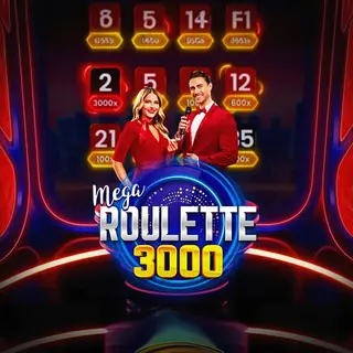 Vorschaubild des Live-Casino-Spiels Mega Roulette 3000 von Pragmatic Play Live